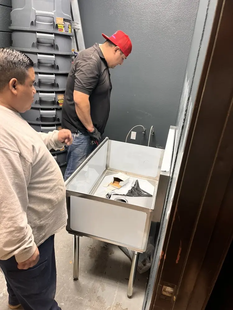 Commercial plumbing and sink installation in New Windsor